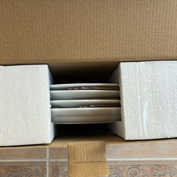 4-WILLIAMS SONOMA Citrus FRUIT BEES Salad Plates LEMONS LIME GRAPFRUIT ORANGE 9" - Picture 4 of 11